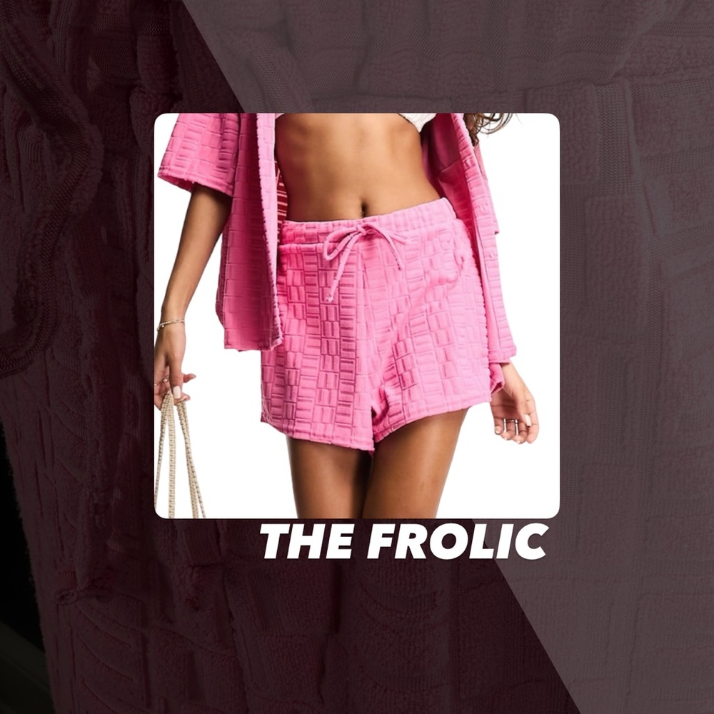 NWOT The Frolic Bromine Geo Block Shorts